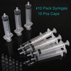 Foosi syringe with clear markings and transparent barrel for easy measurement.