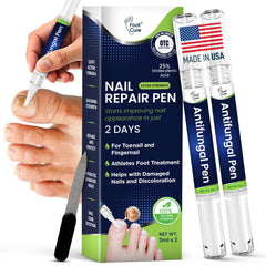 Foot Cure Nail Repair Pen packaging for easy at-home nail care
