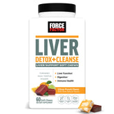 Force Factor Liver Detox Soft Chews bottle for convenient daily liver support.