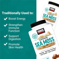 Force Factor Superior Sea Moss Soft Chews pack for on-the-go convenience.