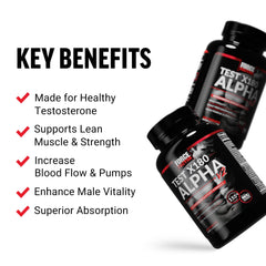 Close-up of Force Factor Test X180 Alpha V2 capsules for daily vitality.
