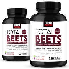 Force Factor Total Beets bottle front showing product packaging and label