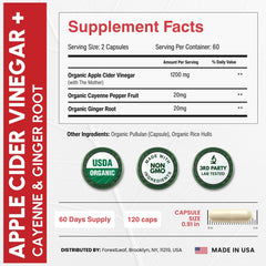 ForestLeaf ACV capsules packaging on bathroom counter suggests daily ritual