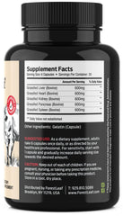 ForestLeaf Beef Organ Supplement heart capsules for energy-friendly nutrition