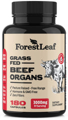 ForestLeaf Beef Organ Supplement packaging signaling premium quality for daily wellness