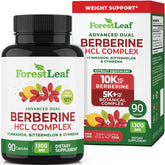 ForestLeaf Berberine bottle front signaling ultra high potency for daily wellness.