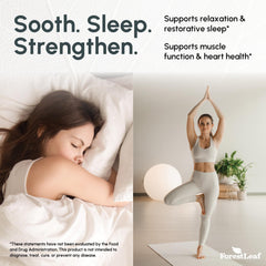 ForestLeaf magnesium complex sleep-support may promote deeper rest.