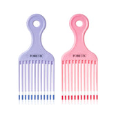 Foretic Smooth Hair Pick front view for easy detangling in curly hair.