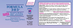 Formula 303 tablets in hand, ready for daily muscle comfort.