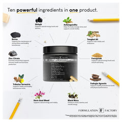 Formulation Factory shilajit ingredient supports vitality