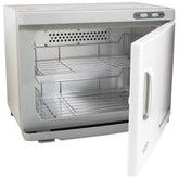 ForPro hot towel warmer front view for quick spa towel prep