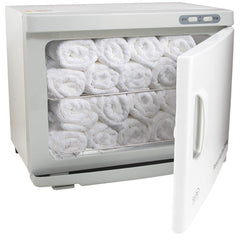 ForPro insulated cabinet stays cool while towels warm inside