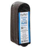 ForPro stainless steel Pedi File refill with 80 grit smooths dry heels