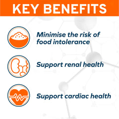 Forza10 cranberries and dried dandelion ingredients highlighted for kidney-friendly nutrition.
