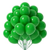 FOTIOMRG green balloons 12in pack for versatile decor.