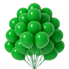 FOTIOMRG green balloons 12in pack for versatile decor.