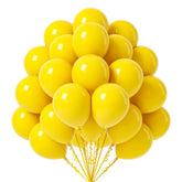 FOTIOMRG yellow balloons close-up for sunny party decor