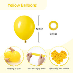 Ribbon and yellow balloons by FOTIOMRG for quick decorating