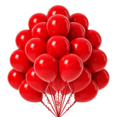 FOTIOMRG red balloons pack 12 inch for quick party setup.