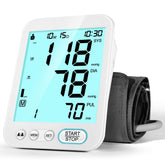 FOTOSY upper arm blood pressure monitor display for clear readings.