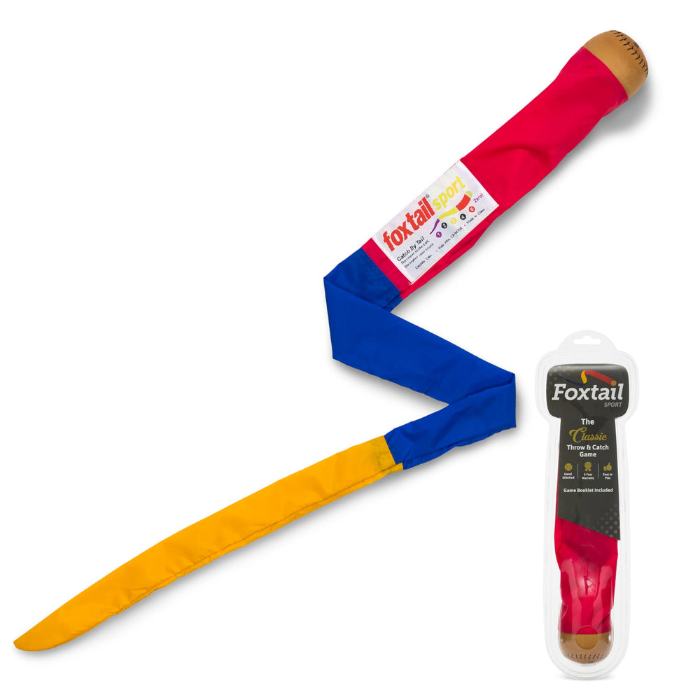 Foxtail Sport original ball-on-tail design enables easy outdoor tossing and catching.