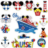Fprl 15pcs mouse magnets for cruise doors easy cabin decor