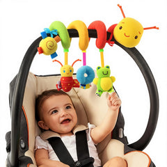 FPVERA baby crib hanging rattles with spiral arch promote visual tracking and grasping.