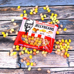Frankford KFC sweet corn jelly beans for novelty snacking.