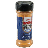 Frank's RedHot Buffalo Ranch Seasoning Blend bottle highlighting bold ranch heat for versatile meals.