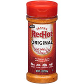 Franks RedHot Original Seasoning Blend bottle pour adds bold flavor to every dish