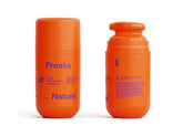 Freaks of Nature Peak Performance SPF 50 bottle providing mineral sun protection for outdoors.