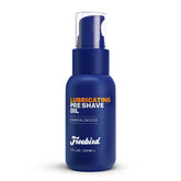 Freebird Pre Shave Oil sandalwood bottle ready for a smooth prep