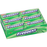 Freedent Peppermint gum pack of 15 sticks for quick breath refresh.