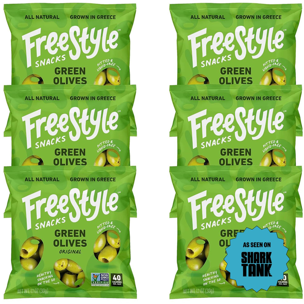 Freestyle Snacks olive pack single-serve for on-the-go snacking