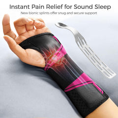 FREETOO wrist brace showing ergonomic metal rod for proper alignment.