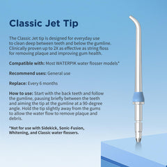 FreFeel Waterpik orthodontic tip for braces and appliances cleaning