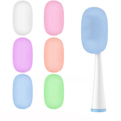 Frekare Clear toothbrush cap protecting bristles while traveling
