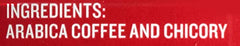 French Market Coffee & Chicory ground coffee can ready to brew.
