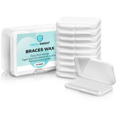 Fresh Knight Braces Wax White pack front shows a scent-free, comfortable option