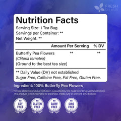 FreshDrinkUS sun-dried butterfly petals reflect natural processing and quality.