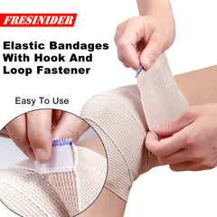 FRESINIDER premium elastic bandage 2x6 wrap for broader coverage on larger limbs