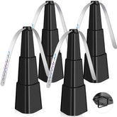 Fretech Fly Fans table-pack setup keeps flies away during outdoor meals.