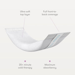Frida Mom absorbent maternity pad designed to prevent leaks during recovery.