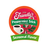 Friendly's peppermint-flavored coffee pods front view, ideal for festive mornings