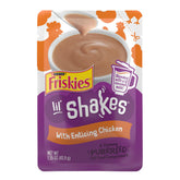 Friskies Lil’ Shakes chicken puree topper pour over kibble adds flavor
