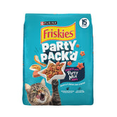 Friskies Party Pack’d croquant poulet-foie-dinde, idéal pour stimuler l’appétit du chat