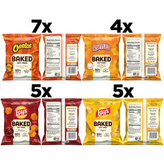 Frito-Lay Baked Ruffles Cheddar and Sour Cream deliver rich flavor with a crunchy bite