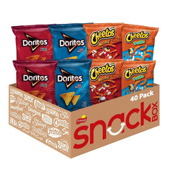 Frito-Lay Doritos and Cheetos mix pack front view, great for family snacking