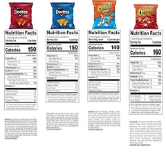 Frito-Lay Doritos and Cheetos mix pack side angle, handy pantry staple