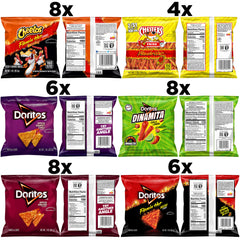 Frito-Lay Fiery Mix Doritos Spicy Nacho bag perfect for bold on-the-go snacking.
